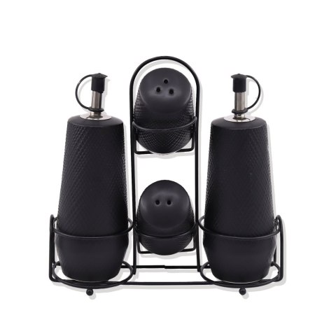 CERAMICZNY ZESTAW DO PRZYPRAW 5-ELE MAESTRO BLACK MR-20001-04S