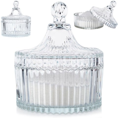 CUKIERNICZKA SZKLANA CUKIERNICA POJEMNIK NA CUKIER 250ML ALPINA 139442