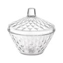 CUKIERNICZKA SZKLANA CUKIERNICA POJEMNIK NA CUKIER KRYSZTAŁOWA 330ML LAV 155403