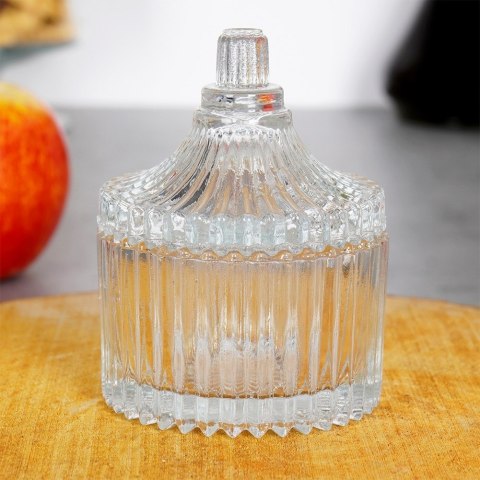 CUKIERNICZKA SZKLANA CUKIERNICA POJEMNIK NA CUKIER MAŁY 80ML EXCELLENT HOUSEWARE 139430