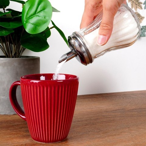 CUKIERNICZKA Z DOZOWNIKIEM SZKLANA CUKIERNICA DO SYPANIA 190 ML ORION 153518