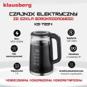 CZAJNIK ELEKTRYCZNY Z REGULACJĄ TEMPERATURY 1.7L BEZPRZEWODOWY CZARNY KLAUSBERG KB-7894