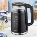 CZAJNIK ELEKTRYCZNY Z REGULACJĄ TEMPERATURY 1.7L BEZPRZEWODOWY CZARNY KLAUSBERG KB-7894