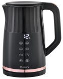 CZAJNIK ELEKTRYCZNY Z REGULACJĄ TEMPERATURY 1.7L BEZPRZEWODOWY CZARNY KLAUSBERG KB-7896