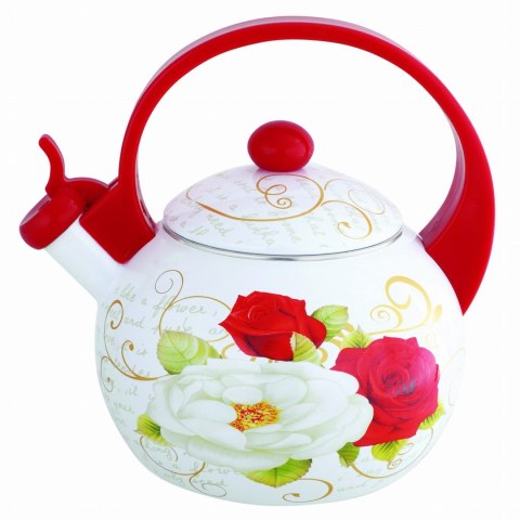 CZAJNIK EMALIOWANY 2.0L EMALIA NA INDUKCJĘ GAZ KINGHOFF ROSES KH-1910