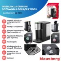 DOZOWNIK DYSTRYBUTOR PODGRZEWACZ DO GORĄCEJ WODY 2.2L Z REGULACJĄ TEMPERATURY KLAUSBERG KB-7878