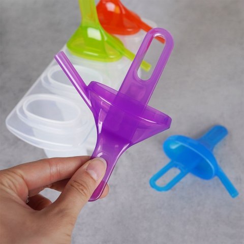 FOREMKI NA LODY FORMA DO LODÓW NA PATYKU 4 SZTUKI SORBET EXCELLENT HOUSEWARE 122221