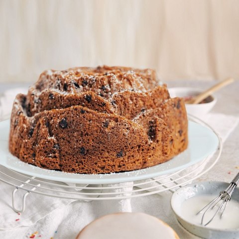 FORMA DO PIECZENIA BABKI CIASTA SILIKONOWA BRĄZOWA RÓŻA 25CM SILLINIE ORION 151790