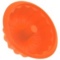 FORMA DO PIECZENIA BABKI CIASTA SILIKONOWA Z KOMINEM POMARAŃCZOWA 26CM SILLINIE ORION 151733