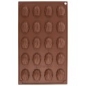 FORMA DO PIECZENIA CIASTEK CIASTECZEK SILIKONOWA BRĄZOWA MUSZELKI SILLINIE ORION 151722