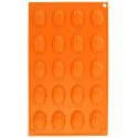 FORMA DO PIECZENIA CIASTEK CIASTECZEK SILIKONOWA POMARAŃCZOWA MUSZELKI SILLINIE ORION 151723
