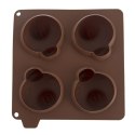 FORMA DO PIECZENIA CIASTEK I PRALIN PRALINEK SILIKONOWA BRĄZOWA KURKA SILLINIE ORION 151782