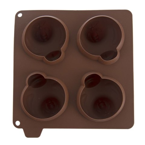 FORMA DO PIECZENIA CIASTEK I PRALIN PRALINEK SILIKONOWA BRĄZOWA KURKA SILLINIE ORION 151782