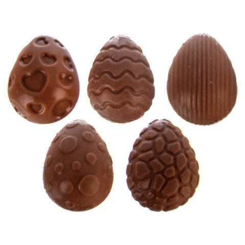 FORMA DO PIECZENIA CIASTEK PRALIN PRALINEK SILIKONOWA BRĄZOWA JAJKA SILLINIE ORION 154407