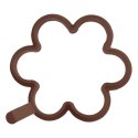FORMA DO SMAŻENIA JAJEK NALEŚNIKÓW PANCAKE SILIKONOWA BRĄZOWA KWIAT 12CM SILLINIE ORION 151792
