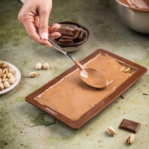 FORMA SILIKONOWA DO CZEKOLADY DUBAJSKIEJ 25X13,5 CM KINGHOFF KH-1945