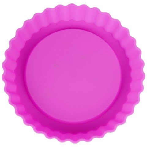 FORMY FOREMKI DO PIECZENIA TARTY CIASTA FORMA SILIKONOWA OKRĄGŁA 12CM 4 SZTUKI ALPINA 259259