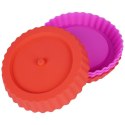 FORMY FOREMKI DO PIECZENIA TARTY CIASTA FORMA SILIKONOWA OKRĄGŁA 12CM 4 SZTUKI ALPINA 259259