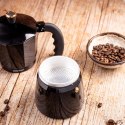 KAWIARKA ESPRESSO KAFETERKA CIŚNIENIOWA KINGHOFF 600ML / 12 FILIŻANEK KH-1885
