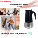 KAWIARKA ESPRESSO KAFETERKA CIŚNIENIOWA KLAUSBERG 450ML (9 FILIŻANKI) KB-7846