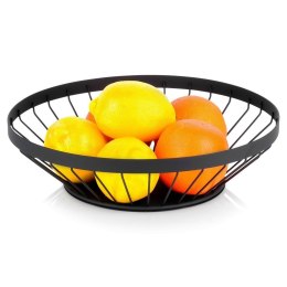 KOSZYK KOSZ NA OWOCE WARZYWA METALOWY CZARNY MISTY 28 CM NAVA 10-174-050