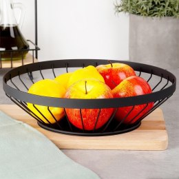KOSZYK KOSZ NA OWOCE WARZYWA METALOWY CZARNY MISTY 28 CM NAVA 10-174-050