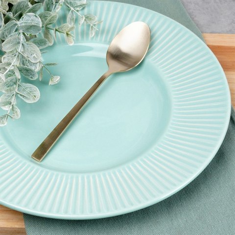 ŁYŻECZKI DO HERBATY KOMPLET ŁYŻECZEK ZESTAW SZTUĆCE ZŁOTE SATYNOWE 4-ELE EXCELLENT HOUSEWARE 139767