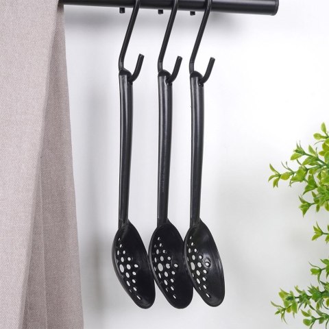 ŁYŻKA CEDZAKOWA KUCHENNA 17.5CM ZESTAW ŁYŻEK PRZYBORÓW 3-ELE ALPINA 259262