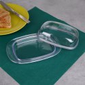 MASELNICZKA PLASTIKOWA MASELNICA PRZEZROCZYSTA POJEMNIK NA MASŁO HOBBY LIFE 127131