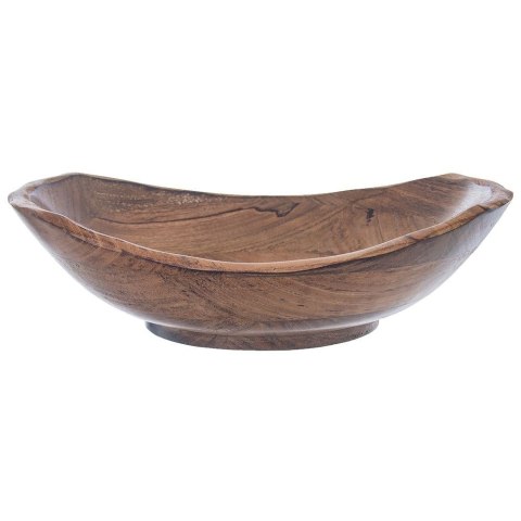 MISKA DREWNIANA DO SERWOWANIA PRZEKĄSEK CHIPSÓW KOSZYK NA OWOCE MANGO 30CM 1.6L ORION 120287