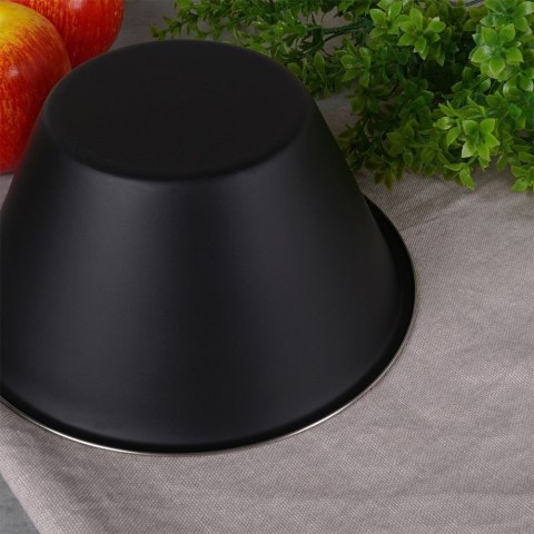 MISKA KUCHENNA METALOWA STALOWA CZARNA 22CM 2L VILDE 259646