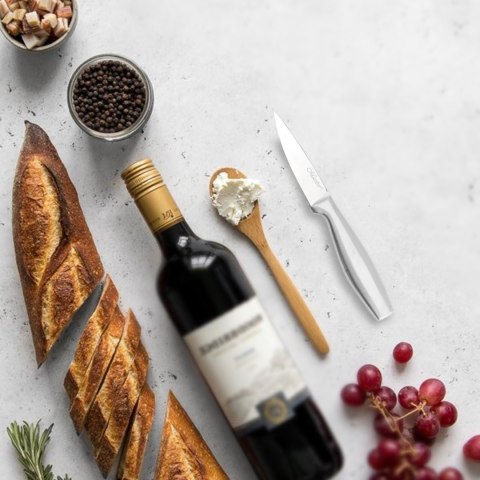 NÓŻ DO OBIERANIA 6.8CM STALOWY POJEDYNCZY KUCHENNY MAESTRO MR-1474