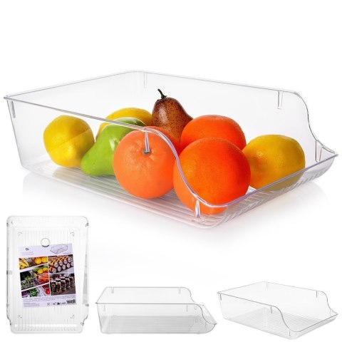 ORGANIZER DO LODÓWKI POJEMNIK NA PRODUKTY SPOŻYWCZE 35X22.5X10CM EXCELLENT HOUSEWARE 259380