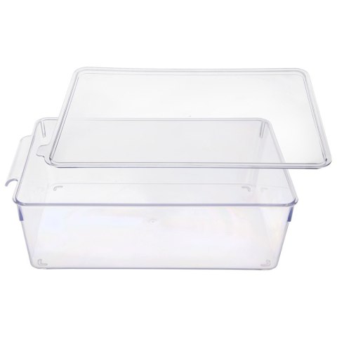 ORGANIZER DO LODÓWKI POJEMNIK Z POKRYWKĄ NA PRZYPRAWY PRODUKTY SPOŻYWCZE 32.5X20X10.5CM ORION 731634