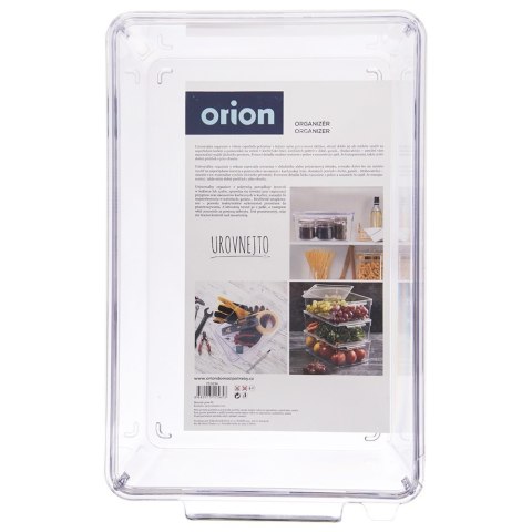 ORGANIZER DO LODÓWKI POJEMNIK Z POKRYWKĄ NA PRZYPRAWY PRODUKTY SPOŻYWCZE 32.5X20X10.5CM ORION 731634