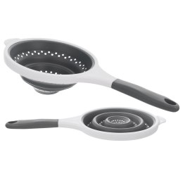 SITKO KUCHENNE SILIKONOWE SKŁADANE DURSZLAK SITO CEDZAK KEMP 25.5CM ORION 124472