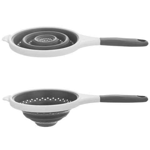 SITKO KUCHENNE SILIKONOWE SKŁADANE DURSZLAK SITO CEDZAK KEMP 25.5CM ORION 124472