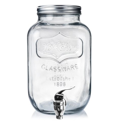 SŁÓJ SŁOIK DO NAPOJÓW Z KRANIKIEM SZKLANY 4L ORION 125968