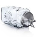 SŁÓJ SŁOIK DO NAPOJÓW Z KRANIKIEM SZKLANY DYSTRYBUTOR DO LODÓWKI LEŻĄCY 3.5L ORION 143792