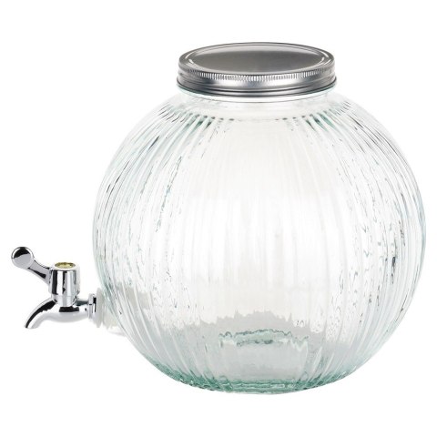 SŁÓJ SŁOIK DO NAPOJÓW Z KRANIKIEM SZKLANY DYSTRYBUTOR NA NAPOJE KULKA 5.5L EXCELLENT HOUSEWARE 139774