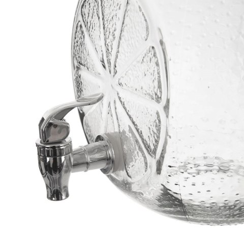 SŁÓJ SŁOIK DO NAPOJÓW Z KRANIKIEM SZKLANY NA NAPOJE LEMONIADĘ CYTRYNA 5.4L ORION 143793