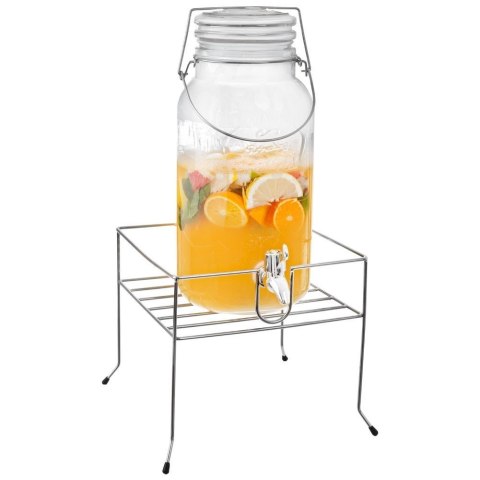 STOJAK POD SŁÓJ SŁOIK Z KRANIKIEM STALOWY ORION 540590