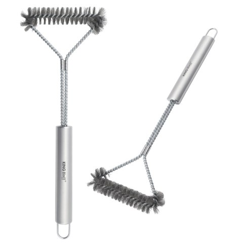 SZCZOTKA DO CZYSZCZENIA GRILLA, STAL NIERDZEWNA, KINGHOFF KH-1915