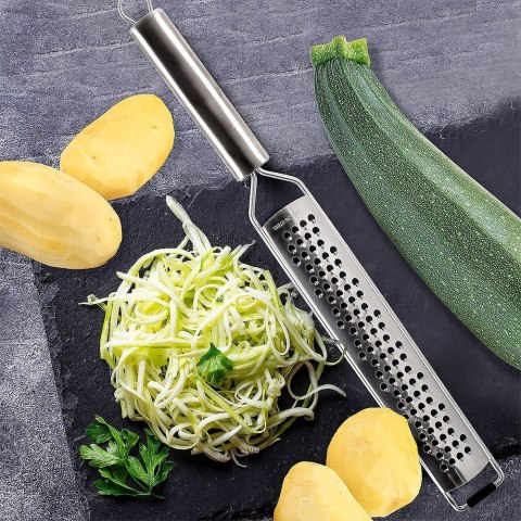 TARKA KUCHENNA DO WARZYW SERA CYTRUSÓW OWOCÓW STALOWA PŁASKA 38CM ORION 144804