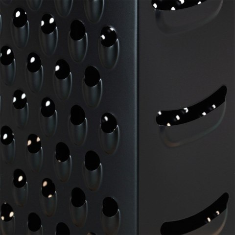 TARKA KUCHENNA DO WARZYW SERA ZIEMNIAKÓW OWOCÓW STALOWA CZARNA 4-STRONNA 25CM EXCELLENT HOUSEWARE 259714