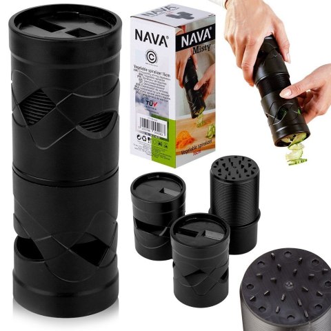TEMPERÓWKA DO WARZYW SPAGHETTI 2W1 DEKORATOR NÓŻ DO WARZYW MISTY NAVA 10-186-026