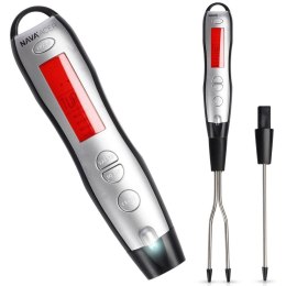 TERMOMETR KUCHENNY ELEKTRONICZNY Z WIDELCEM I SONDĄ DO MIĘSA TIMER ACER NAVA 10-274-041