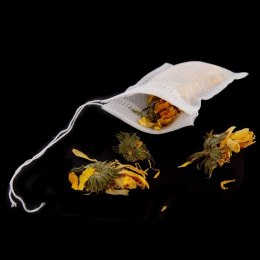 TOREBKI TEKSTYLNE DO ZAPARZANIA HERBATY ZIÓŁ NA PRZYPRAWY 100 SZTUK ORION 142254