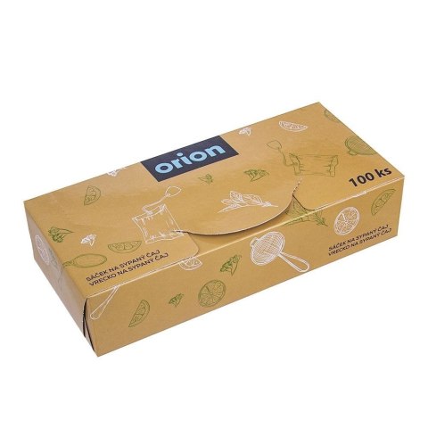 TOREBKI TEKSTYLNE DO ZAPARZANIA HERBATY ZIÓŁ NA PRZYPRAWY 100 SZTUK ORION 142254