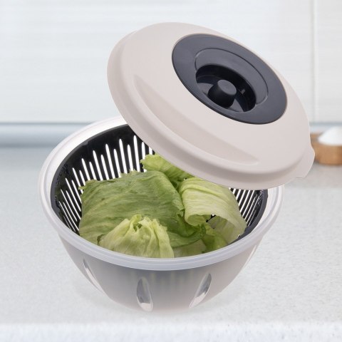 WIRÓWKA SUSZARKA DO SAŁATY WARZYW OWOCÓW RĘCZNA SZARA OSUSZACZ ELA ORION 112840